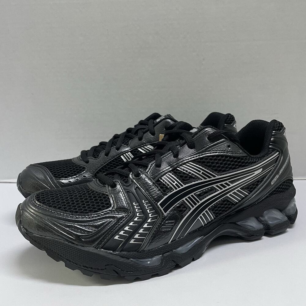 ASICS Gel Kayano 14 Black Pure Silver 1201A019 006 Size 11.5 Mesh Runner Workout